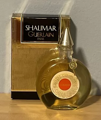 RARE! Vintage Shalimar Guerlain Paris Eau De Cologne 1.7FL OZ/50mL New In Box!! • $200