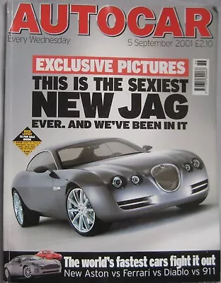 AUTOCAR 5/9/2001 Featuring Lamborghini Diablo Aston Martin Porsche Ferrari • $8.08