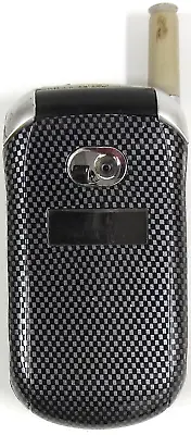Motorola V Series V265 - Carbon Fiber Print ( Verizon ) Rare Cellular Flip Phone • $25.49