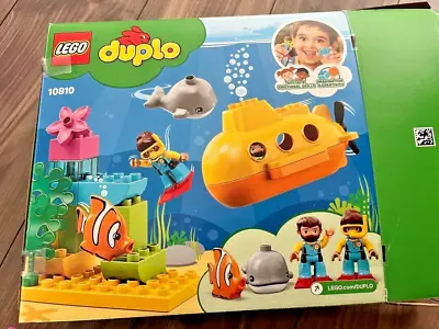 Lego 10910 Duplo World Animal Submarine Adventure Underwater - Educational Toy • $184.60