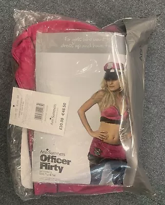 *Ann Summers Officer Flirty Police Pink Dress Up Outfit Party Rave CoOrd Size 12 • £4.99