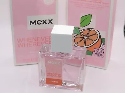 2X Mexx WHENEVER WHEREVER  FOR HER  EDT 30ML  2 BOTTLES • £19.99