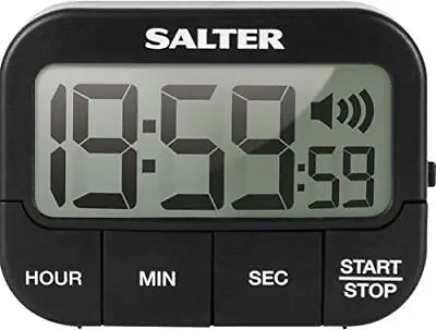 Salter Loud Digital Kitchen Timer Countdown Cooking Self Standing & Magnetic • £30.07