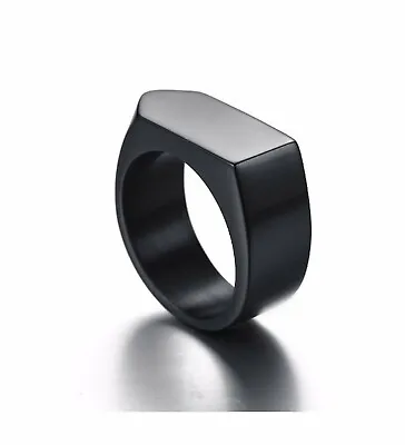 Unique Arrow 316 L Stainless Steel Black Ring For Men/ Women 8-12 • $10.50