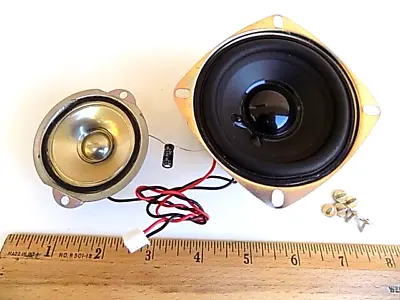 AR CHD 3   4 Ohm 5 Watt Woofer Subwoofer & 8 Ohm Tweeter Micro Speakers Shielded • $4.99