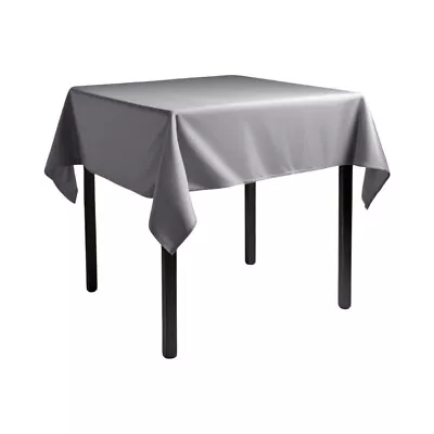 Square Polyester Tablecloth 52x52'' Wedding Banquet Polyester Table Cover 1-36pc • $125