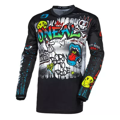 O'Neal 2024 Element Rancid Motocross Offroad Jersey - Black/White • $29.99