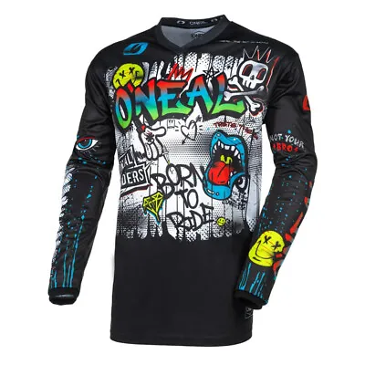 O'Neal 2024 Youth Element Rancid Motocross Offroad Jersey - Black/White • $29.99