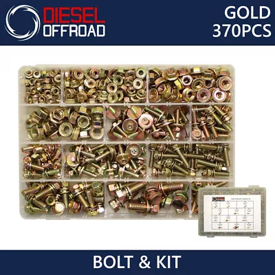 Bolt + Nut Kit 370 Pcs For Toyota 4age Ze Gte Valve Supra 1jz 2jz Turbo 20 • $82