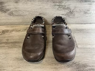 Merrell Encore Scoop Coffee Brown Slip On Shoes Size 8.5 Clog Mule Womens • $19.95