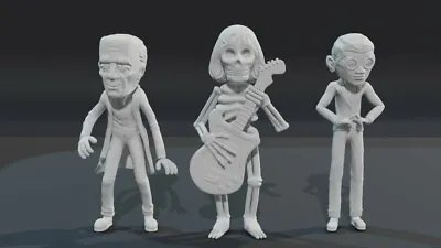 Mad Monster Party 14 Figure Set Rankin Bass 3d Printed 1:18 Bonus Free Plaque • $500