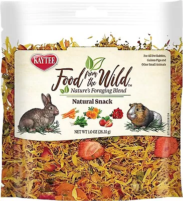 Kaytee Food From The Wild Natural Snack For Pet Rabbits Guinea Pigs And 1 Ounce • $5.80