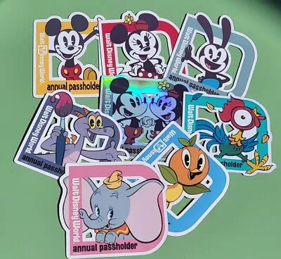 Walt Disney World Passholder Magnet Set Of 8  Magnets ( Copies ) • $25