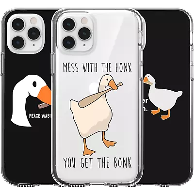 $16.95 • Buy Silicone Cover Case Mess Duck Goose Honk Bonk Peace Never Option Funny Meme 