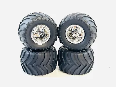 New Team Associated Monster Van MT12 1/10 4WD Truck Tires & 12mm Hex Wheels • $59.99