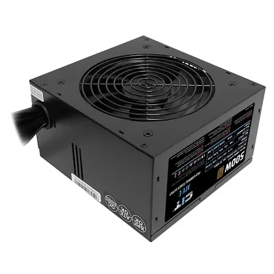 CIT 500W PSU 80 Plus Bronze ATX Desktop PC Gaming Power Supply 120m Fan 2x PCI-E • £36.20