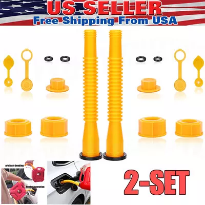 2 SETS Replacement Gas Can Spout FIT Blitz Midwest  Scepter Briggs & Stratton US • $8.24