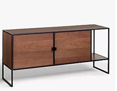 £40 • Buy House By John Lewis Dice TV Stand Sideboard For TVs Up To 43 , Walnut/Black