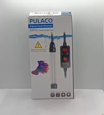 PULACO 25W Mini Aquarium Heater With External Controller & LED Temperature... • $11.24