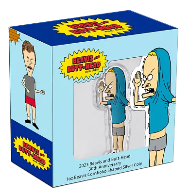 2023 Niue MTV Beavis And Butt-Head Great Cornholio 1oz Silver Coin • $123.42