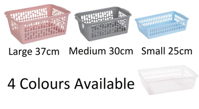£5.85 • Buy Wham Plastic Storage Handy Basket Lightweight And Strong All Colours And Sizes