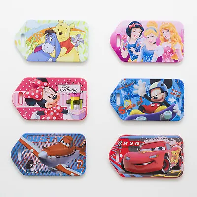 Disney Luggage Tags Mickey Minnie Dusty Princess Lightning Winnie • £3.49