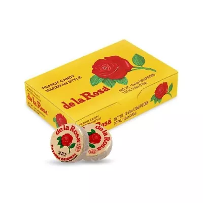 MEXICAN CANDY - MAZAPAN DE LA ROSA (12 - 1 Oz Pieces) • $10