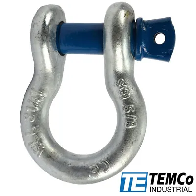 5/8  D Ring Bow Shackle Screw Pin Clevis Rigging Jeep Towing 3.25 Ton • $14.95