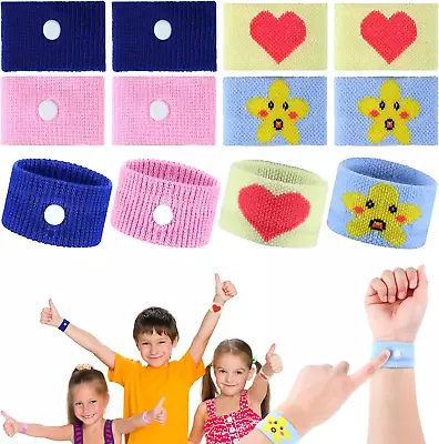 4 Pairs Kids Motion Sickness Bands Travel Wristbands Kids Motion Sickness Relief • $11.95
