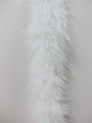 White Marabou Feather Boa 6ft Sold By Piece • $7