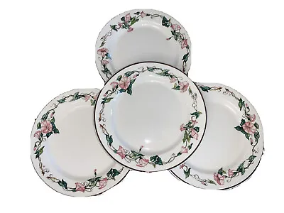 Villeroy & Boch 4 Bread Plates Luxembourg Palermo Vitro Porcelain Morning Glory • $40.50