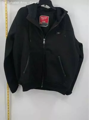 Milwaukee M12 Mens Black Long Sleeve Heated Full-Zip Jacket Size Large • $31