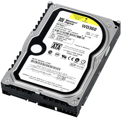 Hard Drive WD Raptor WD360GD-00FNA0 36.7GB 10K 8MB SATA 3.5'' • $218.17