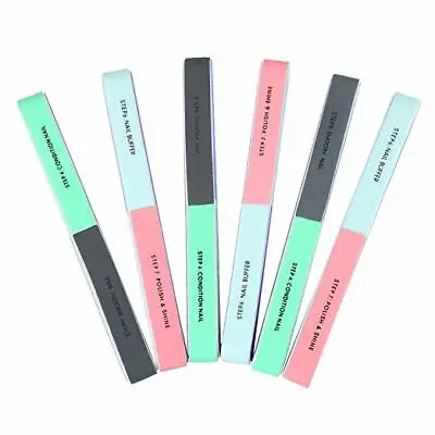 6 Pcs 7-in-1 Nail File Buffer Set - Manicure & Pedicure Polishing Sanding Tools • $7.49