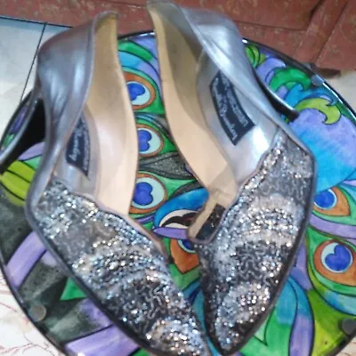 Stuart Weitzman For Martinique 6.5  Stunning  Pewter Ladies Shoes • £29