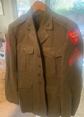 WW2 US Marine Corps Corporal's Uniform • $300