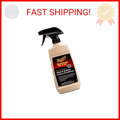 Meguiar's M4016 Mirror Glaze Vinyl & Rubber Cleaner/Conditioner Restores Life A • $27.15