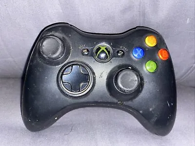 $10 • Buy Microsoft Xbox 360 Wireless Gaming Controller - Black (Model 1403)