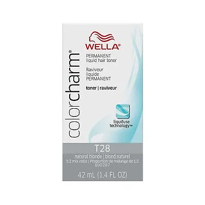 Wella Color Charm Permanent Liquid Toner [T28] Natural Blonde 1.4 Oz /42ml • $20.26