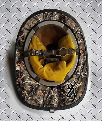 Browning Hunting Camouflage Fire Helmet Wrap Sticker Decal Brim Trim • $39.99