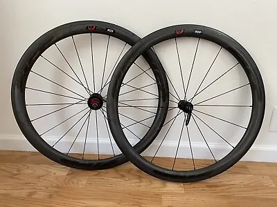 Zipp 303 Firecrest Carbon Clincher Rim Brake Wheelset Shimano/SRAM 11 Speed 700c • $899