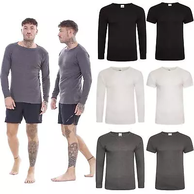 Heatforce Mens 3 Pack  Thermal Long / Short Sleeve Tops T Shirt Underwear S-5XL • £15.99