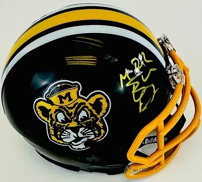 Eli Drinkwitz Signed Missouri Tigers Mini Football Helmet Mizzou Autograph J5 • $89.99