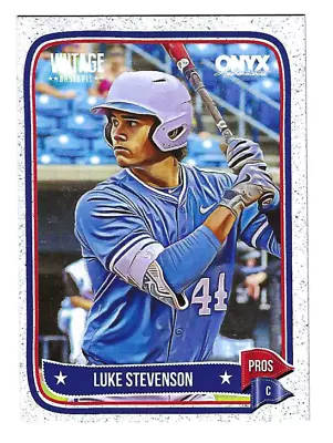 Luke Stevenson 2024 Onyx Vintage Baseball Prospect Card • $4.99