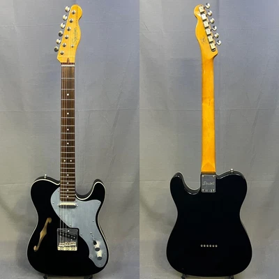 $966.44 • Buy Used Squier By Fender FSR Classic Vibe 60s Telecaster Thinline Metallic Black