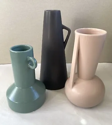  Modern Ceramic Vase For Home Decor Set Of 3 Morandi Multicolored Decorative  • $30