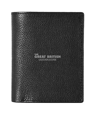 Trifold Men's Premium Cowhide Leather Wallet Credit Card Holder ID Window Purse • £25.49