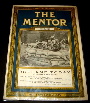 Rare Antique The Mentor Magazine April 1921 Ireland Today Vol.9 Number 3 WWI • $9.99