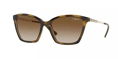 VOGUE VO5333S W65613 Cat Eye Dark Havana Brown Gradient 54 Mm Women's Sunglasses • $57.94