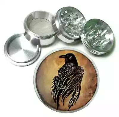 Raven Art Grinder R1 4 Piece Aluminum Herb 63mm Bird • $16.95